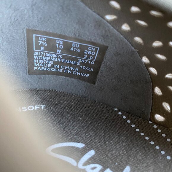 Clarks Cloudsteppers Emily Breeze Loafers Sz 10 - Picture 10 of 12